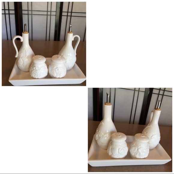 Tabletops Gallery Kitchen Vintage Tabletops Gallery 7piece Condiments